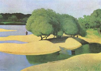 Felix  Vallotton Sandbanks on the Loire (mk09) oil painting image
